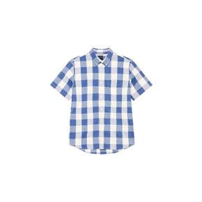 [남성] 패턴드 포플린 숏 슬리브 셔츠 5113120012051