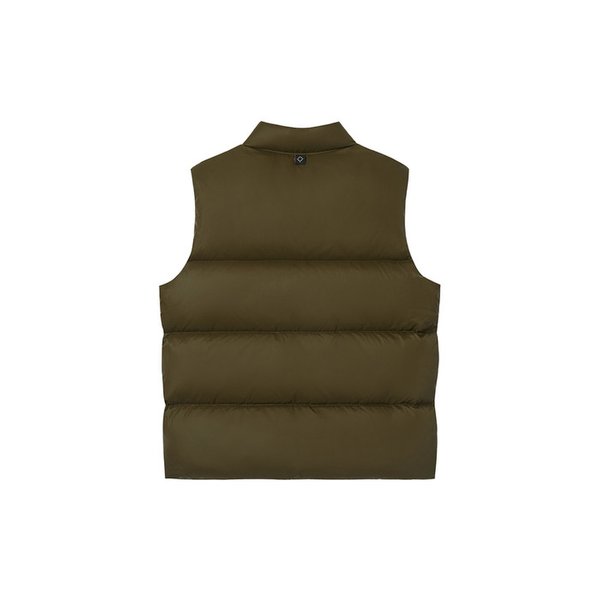 리버시블 다운 베스트 KHAKI/BLACK