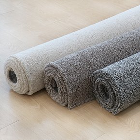 모던 투톤 멜란지카페트 원형러그 소형 중대형 4size