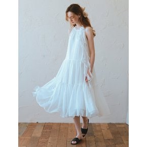 Cest_Fairy halter neck white dress