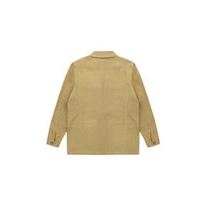 Linen Twill Outer Shirt_Mustard