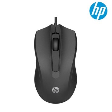 HP 105 유선 USB 마우스 양손디자인 사무용 가정용 컴퓨터용 노트북용 PC방 게이밍 게임용