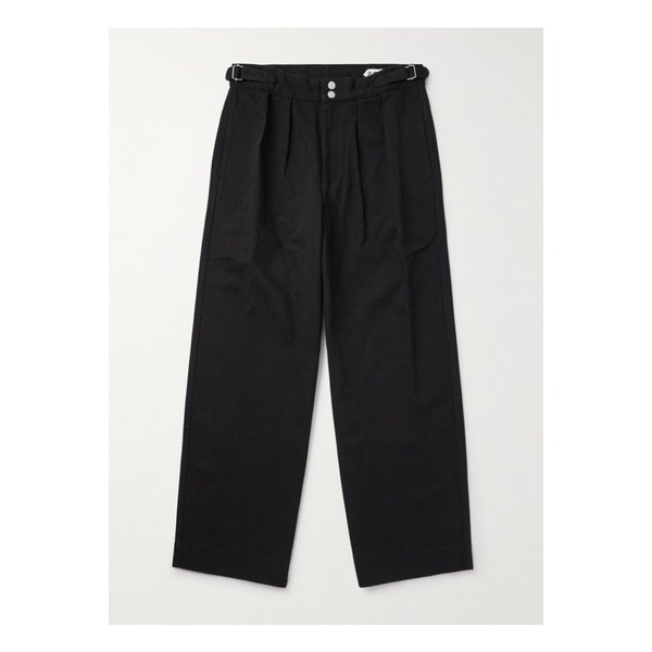 보디 와이드 코튼 트윌 팬츠 46376663162895532