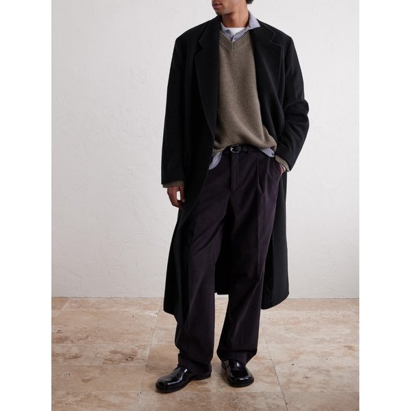 더블브레스트 울 코트 46376663162998120