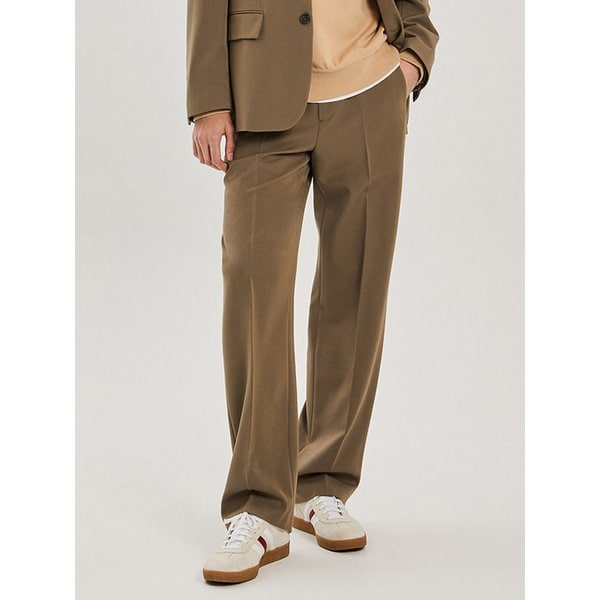 23 FW 남성 가을 TR밴딩 세미와이드 팬츠 (DK-BEIGE)