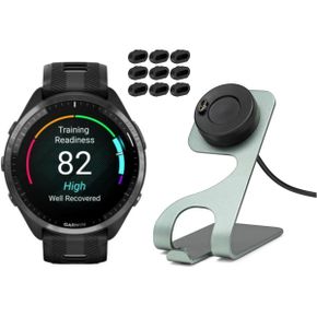 일본 가민 스마트워치 Garmin Forerunner 965 GPS ランニング スマートウォッチ ブラック シリコ