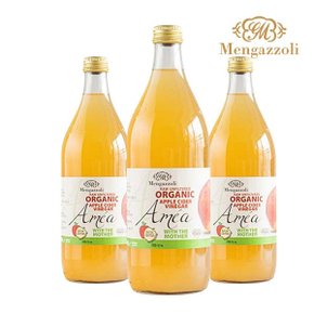 멩가졸리 유기농 사과식초 1L x 3개
