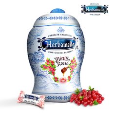 Herbamelle 에르바멜레 이탈리아 프리미엄 허니드롭 크랜베리 75g 캔디 글루텐 FREE