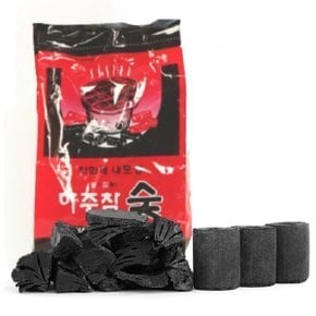하주참숯 700g 봉지숯 바베큐숯 바베큐그릴 참숯