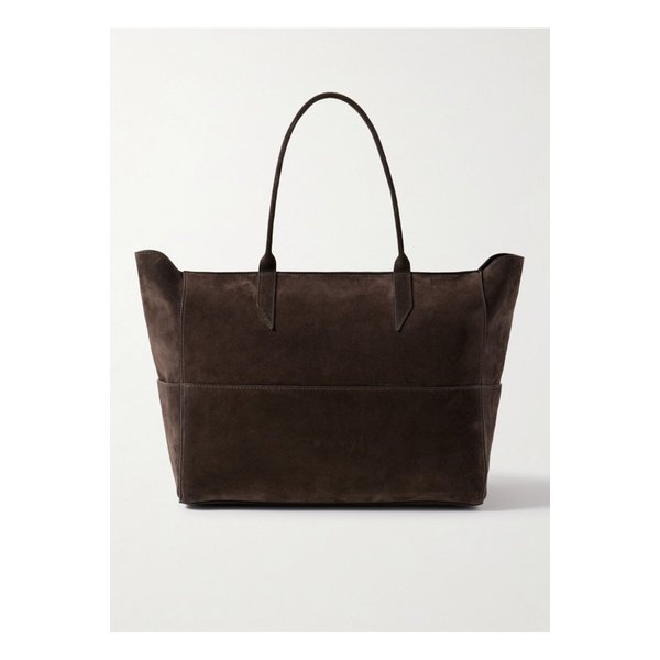 메티에 인코그니토 스몰 패널 스웨이드 토트 초콜릿 46376663162892528