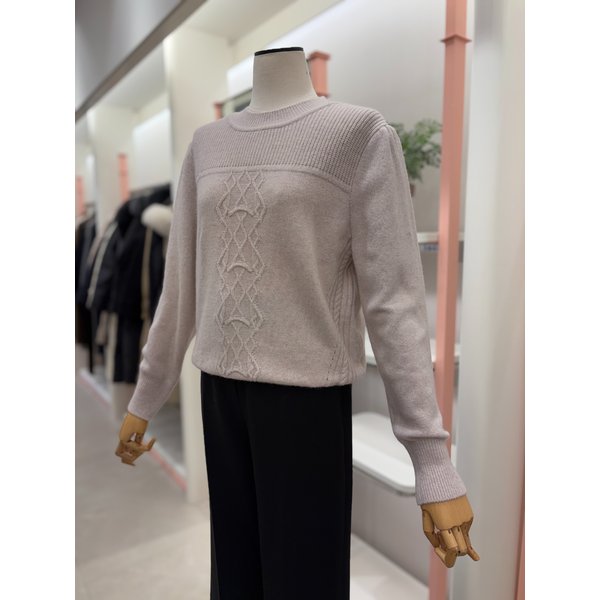 [여주점] 여성 라쿤 블렌드 니트 풀오버(ITPBKPO160)