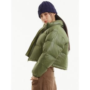 다운 숏 푸퍼 패딩 올리브_DOWN SHORT PUFFER PADDING OLIVE