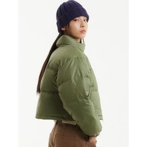 다운 숏 푸퍼 패딩 올리브_DOWN SHORT PUFFER PADDING OLIVE