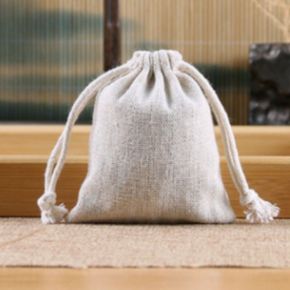 8x10 린넨 복조리 파우치 무지 스트링 주머니 이너백