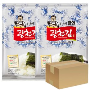 광천김 달인 파래전장김 20g x 9봉