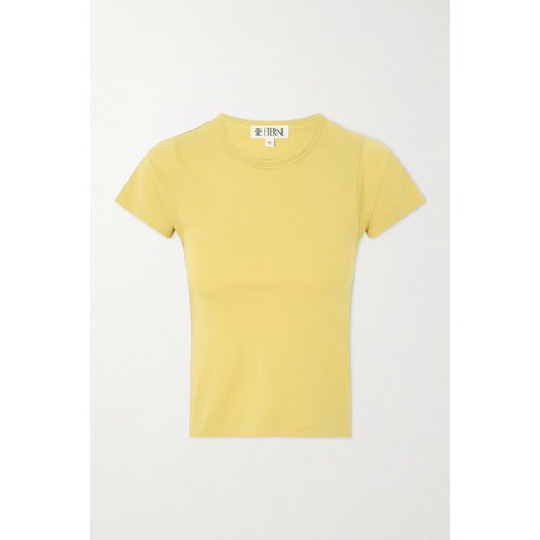 에턴 코튼 모달 블렌드 티셔츠 옐로우 46376663163036986