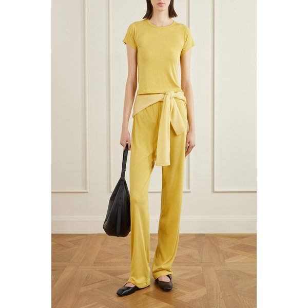 에턴 코튼 모달 블렌드 티셔츠 옐로우 46376663163036986