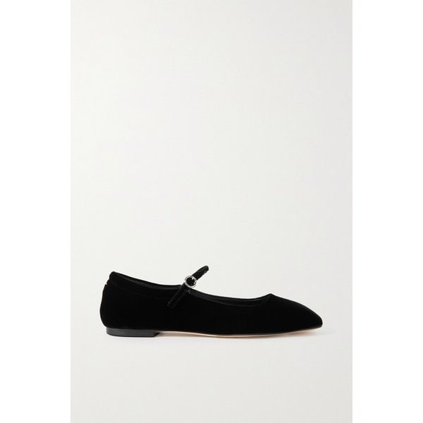 에이디 우마 벨벳 메리 제인 발레리나 플랫 블랙 1647597314687927