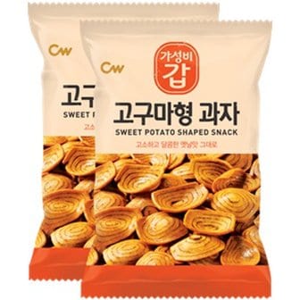  청우   고구마형 2번들 과자 120g*2