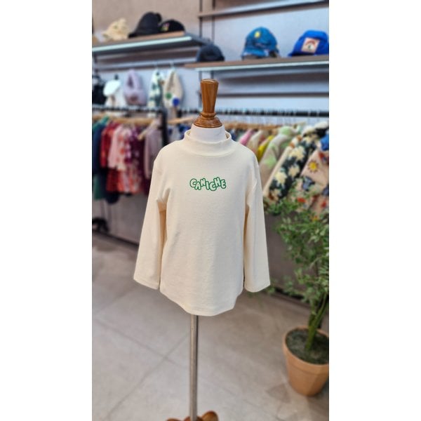 [파주점] 리틀그라운드(CR)데님인더박스-크림하프폴라티셔츠  74C1133001