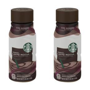 [해외직구] Starbucks 스타벅스 아이스 에스프레소 카페 모카 1.18L 2팩