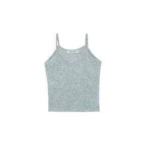 V-Neck Sleeveless Top_gray