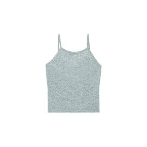 V-Neck Sleeveless Top_gray