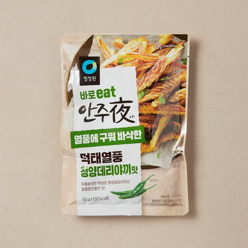 청정원 안주夜 먹태열풍 청양데리야끼맛 50g