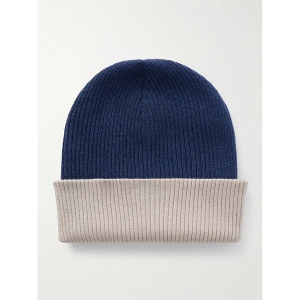 브루넬로쿠치넬리 리버시블 리브 캐시미어 비니 46376663162948129