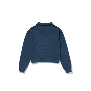 lotsyou_Classic Polo Sweat Shirt Navy