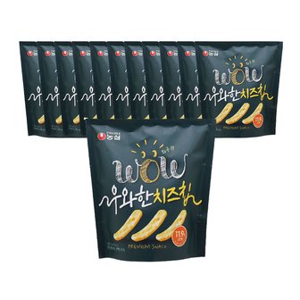  농심 우아한 치즈칩 42g 12개