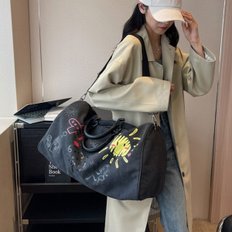  러블리 프린팅 포인트 기내용 대왕 보스턴백 (WFG3IK1)