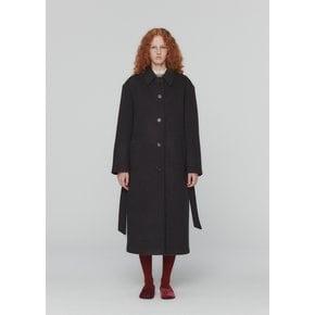 아모멘토 24FW SINGLE BREASTED MAXI LONG COAT (2COLORS)