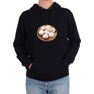 오너클랜 후드티 채소 마늘 미나리 버섯 쑥갓 그림
