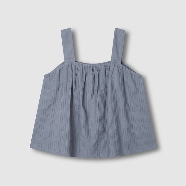 여 링클 민소매 파자마 셔츠 J206201091096