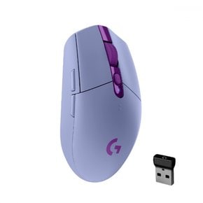 로지텍 게이밍 마우스 G304 LIG304 라이트스피드 라일락 G304-LC (광학/무선) /버튼 6개/USB