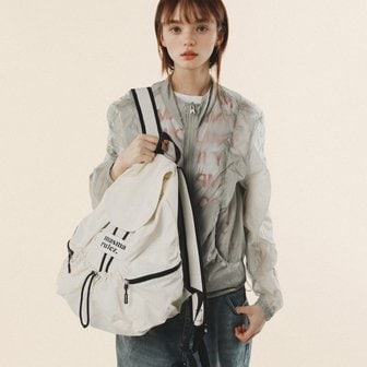 마스마룰즈 String flap backpack _ Ivory