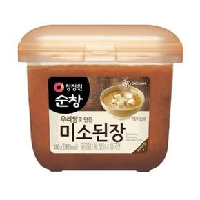 청정원 바로장국 미소된장 450g