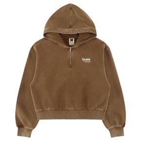 레인보우 스노우워싱 기모 후드 티셔츠 우먼 K6422LHDT1BRW