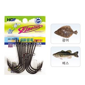 해동 HH-259 드림훅 쉐드웜훅 (쌍등침) 루어 낚시 바늘 광어 다운샷 배스