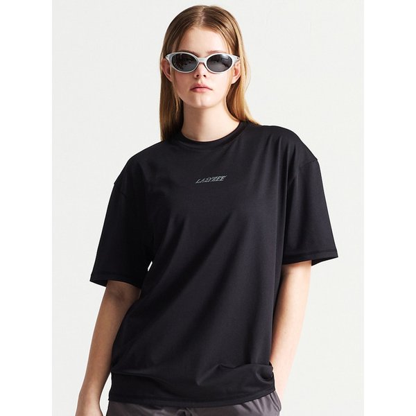 스트라이드 쿨링 여성 남자 숏 슬리브 러닝 반팔 블랙2