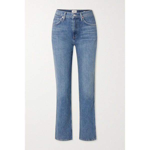 대프니 하이 라이즈 스트레이트 진 다크 데님 45666037504967921