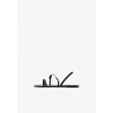 이스퀘어 5065860 Massimo Dutti EMBELLISHMENT - Sandals dark brown