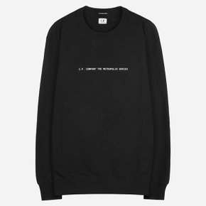 24SS 16CLSS040A 006452W 999 그래픽 프린팅 맨투맨 블랙