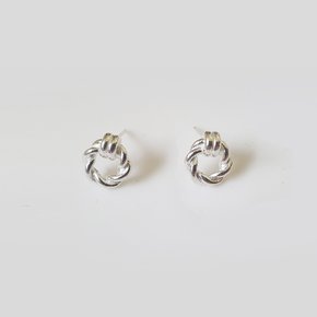 [소수]925 Silver Rope Eleven Earring