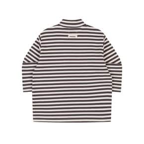 [공통][베이비] 스트라이프 모크넥 티셔츠 RD 0960 차콜 (ARDCUT09600CH)