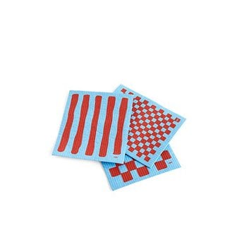 HAY [이노메싸/HAY] Sponge Dish Cloth Set of 3, 블루 (541469)