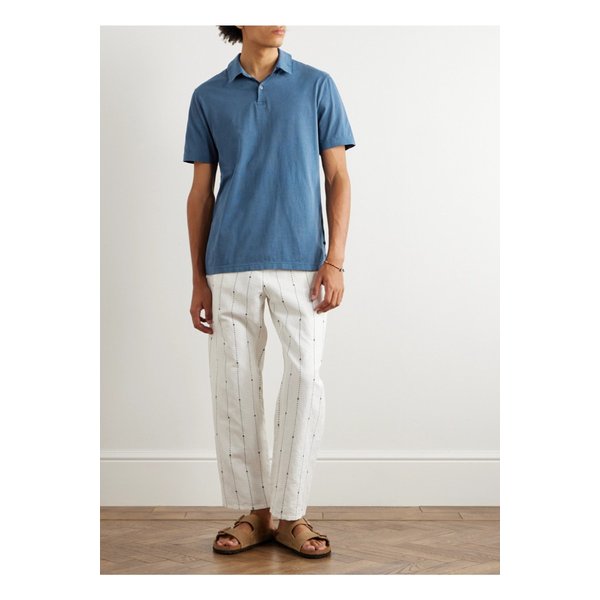 수피마 코튼 저지 폴로 셔츠 블루 1647597319007912