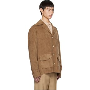 세퍼 탠 줄스 인조 스웨이드 재킷 PREFW23JULES LIGHT RODEO