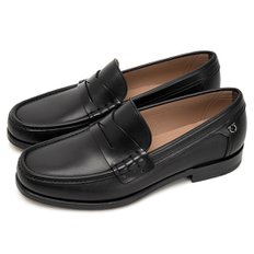 Ferragamo 남성 가죽 페니 로퍼 PORT 741526 BLACK